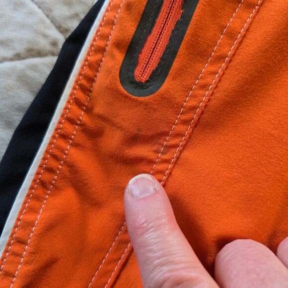 The North Face APEX Board Shorts Men's L Orange Black Summer Beach Active READ - Picture 4 of 10